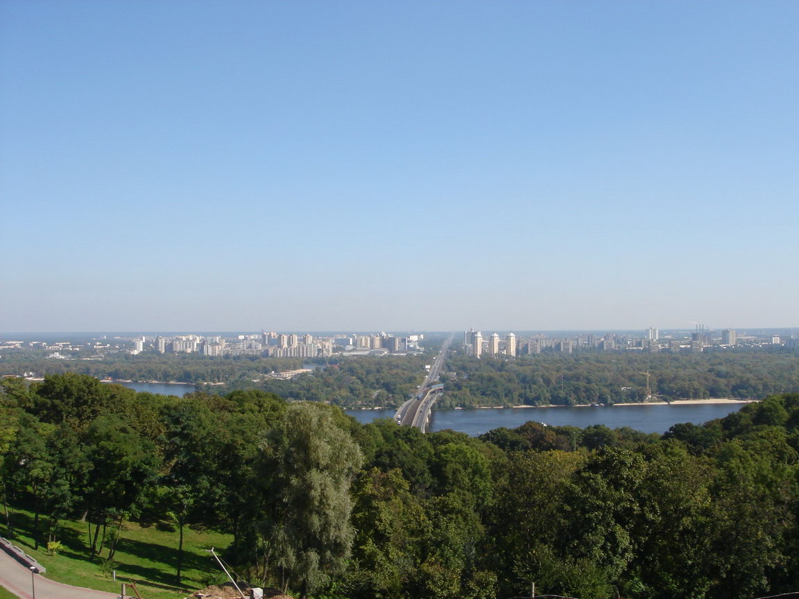 City Kiev From Hills